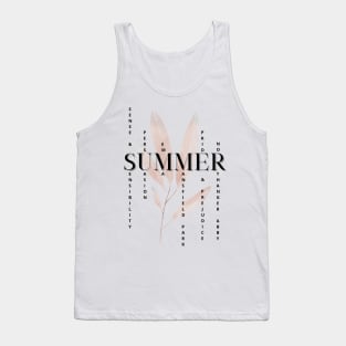 SUMMER - Jane Austen novels design Tank Top